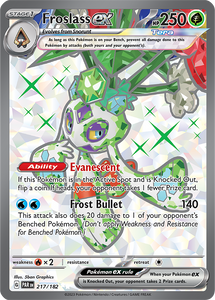Froslass ex 217/182 SV Paradox Rift Full Art Ultra Rare Pokemon Card TCG Near Mint