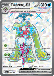 Tsareena ex 220/182 SV Paradox Rift Full Art Ultra Rare Pokemon Card TCG Near Mint