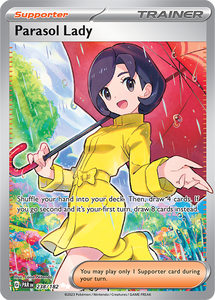 Parasol Lady 238/182 SV Paradox Rift Full Art Trainer Ultra Rare Pokemon Card TCG Near Mint