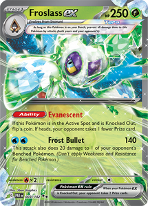 Froslass ex 003/182 SV Paradox Rift Ultra Double Rare Pokemon Card TCG Near Mint