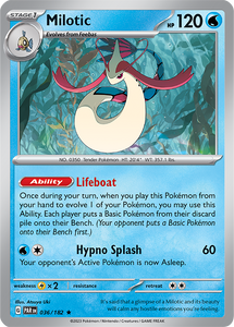 Milotic 036/182 SV Paradox Rift Holo Rare Pokemon Card TCG Near Mint