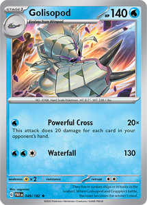 Golisopod 049/182 SV Paradox Rift Rare Pokemon Card TCG Near Mint