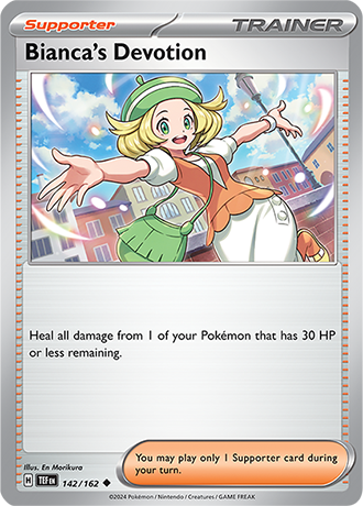Bianca's Devotion 142/162 SV Temporal Forces Uncommon Trainer Pokemon Card TCG Near Mint