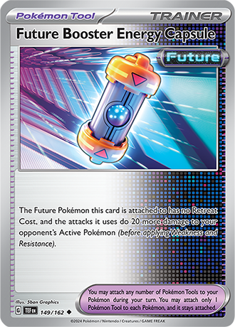 Future Booster Energy Capsule 149/162 SV Temporal Forces Uncommon Trainer Pokemon Card TCG Near Mint