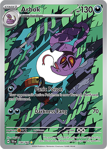 Arbok 176/162 SV Temporal Forces Full Art Illustration Rare Pokemon Card TCG Near Mint