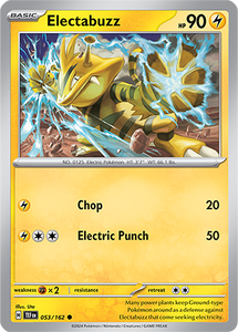 Electabuzz 053/162 SV Temporal Forces Common Pokemon Card TCG Near Mint