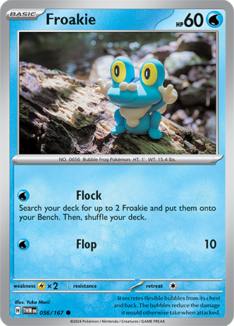Froakie 056/167 SV Twilight Masquerade Common Pokemon Card TCG Near Mint