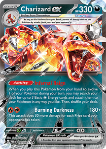 Charizard ex 054/091 SV Paldean Fates Double Rare Pokemon Card TCG Near Mint