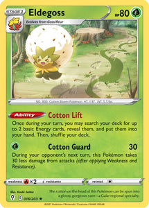 Eldegoss 16/203 SWSH Evolving Skies Holo Rare Pokemon Card TCG Near Mint