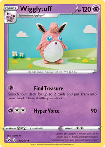 Wigglytuff 111/264 SWSH Fusion Strike Uncommon Pokemon Card TCG Near Mint