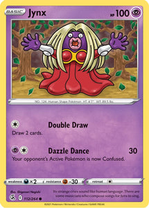 Jynx 112/264 SWSH Fusion Strike Common Pokemon Card TCG Near Mint