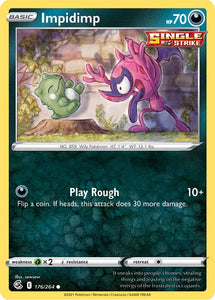 Impidimp 176/264 SWSH Fusion Strike Common Pokemon Card TCG Near Mint