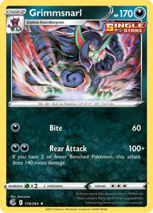 Grimmsnarl 178/264 SWSH Fusion Strike Holo Rare Pokemon Card TCG Near Mint