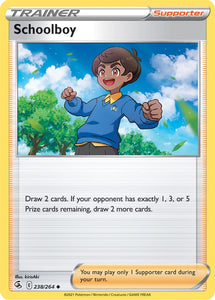 Schoolboy 238/264 SWSH Fusion Strike Uncommon Pokemon Card TCG