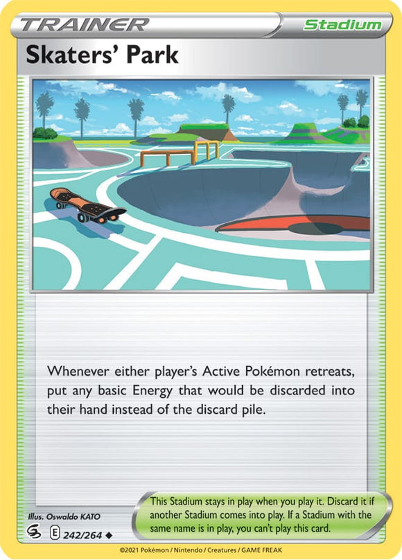 Skaters' Park 242/264 SWSH Fusion Strike Uncommon Pokemon Card TCG