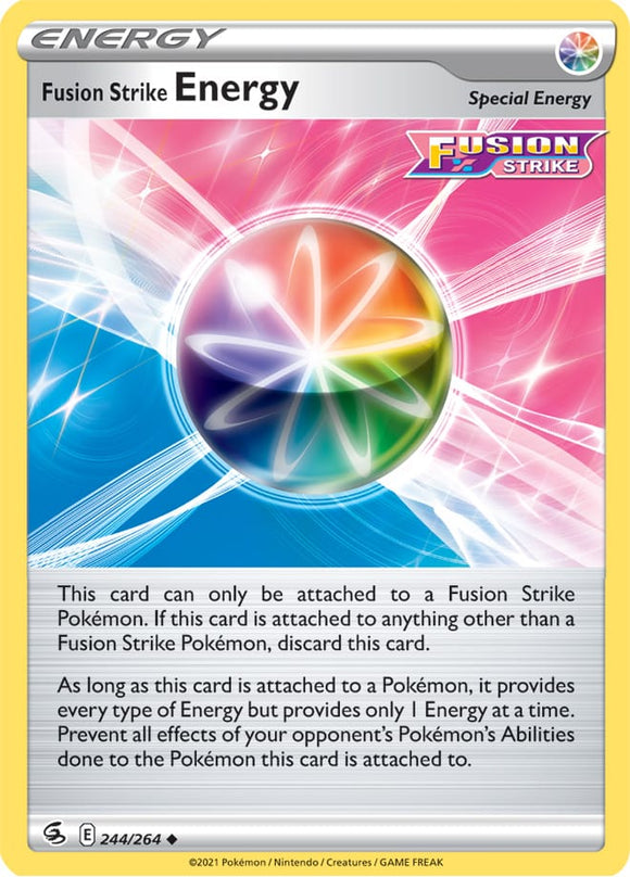 Fusion Strike Energy 244/264 SWSH Fusion Strike Uncommon Pokemon Card TCG
