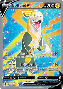 Boltund V 249/264 SWSH Fusion Strike Full Art Holo Ultra Rare Pokemon Card TCG Near Mint