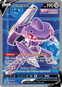 Genesect V 254/264 SWSH Fusion Strike Full Art Holo Ultra Rare Pokemon Card TCG Near Mint