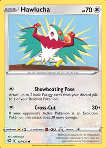 Hawlucha 127/172 SWSH Brilliant Stars Common Pokemon Card TCG Near Mint