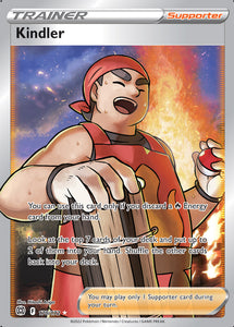 Kindler 170/172 SWSH Brilliant Stars Full Art Holo Ultra Rare Pokemon Card TCG Near Mint