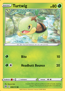 Turtwig 6/172 SWSH Brilliant Stars Common Pokemon Card TCG Near Mint