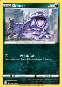 Grimer 84/172 SWSH Brilliant Stars Common Pokemon Card TCG Near Mint