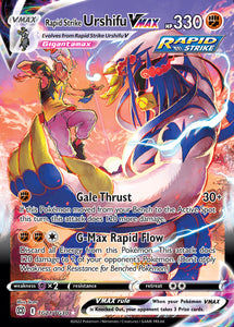 Rapid Strike Urshifu VMAX TG21/TG30 SWSH Brilliant Stars Trainer Gallery Full Art Holo Pokemon Card TCG Near Mint