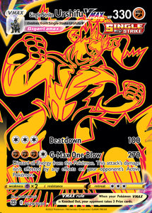 Single Strike Urshifu VMAX TG29/TG30 SWSH Brilliant Stars Trainer Gallery Full Art Holo Pokemon Card TCG Near Mint