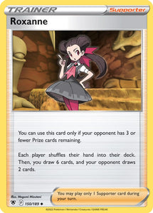 Roxanne 150/172 SWSH Astral Radiance Uncommon Trainer Pokemon Card TCG Near Mint
