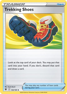 Trekking Shoes 156/189 SWSH Astral Radiance Uncommon Trainer Pokemon Card TCG Near Mint