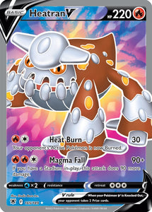 Heatran V 165/189 SWSH Astral Radiance Full Art Holo Ultra Rare Pokemon Card TCG Near Mint