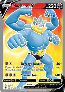 Machamp V 171/189 SWSH Astral Radiance Full Art Holo Ultra Rare Pokemon Card TCG Near Mint