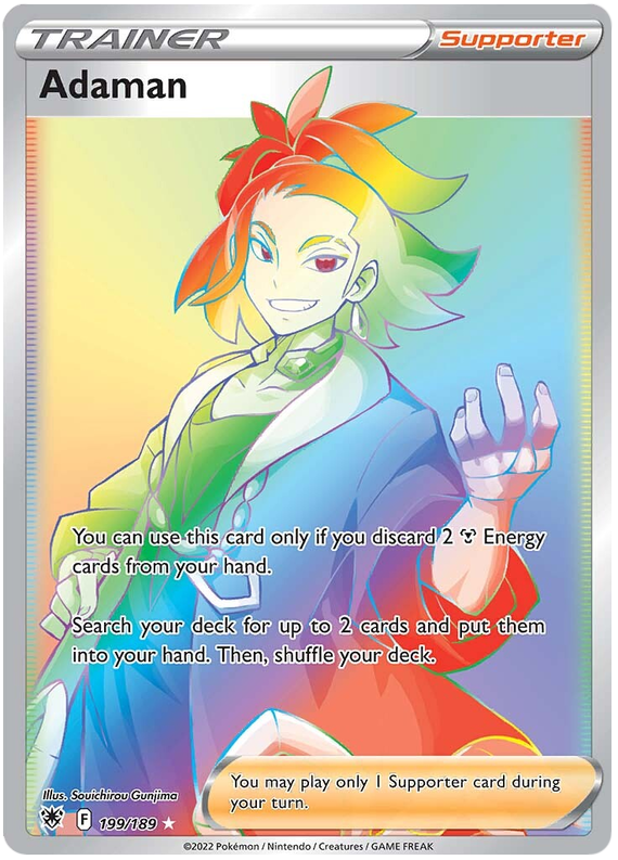 Adaman 199/189 SWSH Astral Radiance Secret Rare Full Art Pokemon Card TCG Near Mint