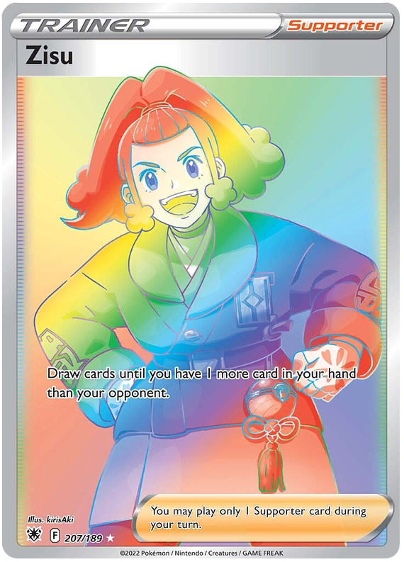 Zisu 207/189 SWSH Astral Radiance Secret Rare Full Art Pokemon Card TCG Near Mint