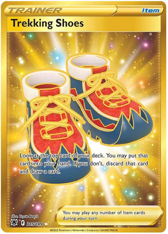 Trekking Boots 215/189 SWSH Astral Radiance Secret Rare Full Art Pokemon Card TCG Near Mint