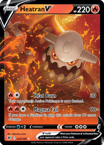 Heatran V 25/189 SWSH Astral Radiance Ultra Rare Pokemon Card TCG Near Mint