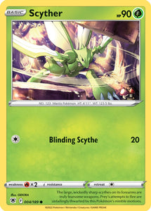 Scyther 4/189 SWSH Astral Radiance Common Pokemon Card TCG Near Mint