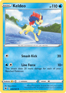 Keldeo 45/189 SWSH Astral Radiance Holo Rare Pokemon Card TCG Near Mint