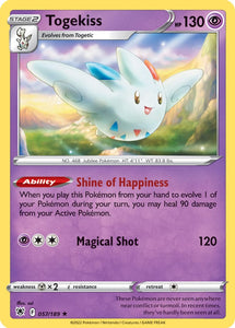 Togekiss 57/189 SWSH Astral Radiance Holo Rare Pokemon Card TCG Near Mint