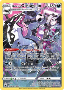 Galarian Obstagoon TG10/TG30 SWSH Astral Radiance Trainer Gallery Full Art Holo Pokemon Card TCG Near Mint