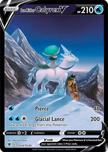 Ice Rider Calyrex V TG14/TG30 SWSH Astral Radiance Trainer Gallery Full Art Holo Pokemon Card TCG Near Mint