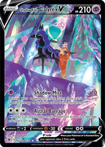 Shadow Rider Calyrex V TG17/TG30 SWSH Astral Radiance Trainer Gallery Full Art Holo Pokemon Card TCG Near Mint