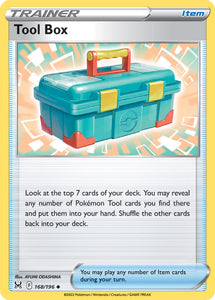 Tool Box 168/196 SWSH Lost Origin Uncommon Trainer Pokemon Card TCG Near Mint