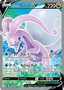 Hisuian Goodra V 187/196 SWSH Lost Origin Full Art Holo Ultra Rare Pokemon Card TCG Near Mint