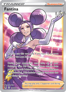 Fantina 191/196 SWSH Lost Origin Full Art Holo Ultra Rare Pokemon Card TCG Near Mint