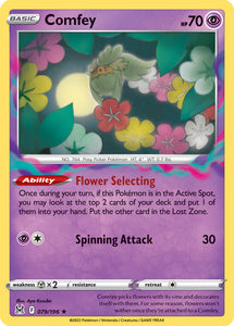 Comfey 79/196 SWSH Lost Origin Rare Pokemon Card TCG Near Mint