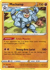 Machamp 88/196 SWSH Lost Origin Holo Rare Pokemon Card TCG Near Mint