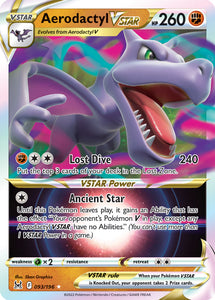 Aerodactyl VSTAR 93/196 SWSH Lost Origin Ultra Rare Pokemon Card TCG Near Mint