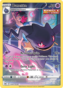 Banette TG07/TG30 SWSH Lost Origin Trainer Gallery Full Art Holo Pokemon Card TCG Near Mint