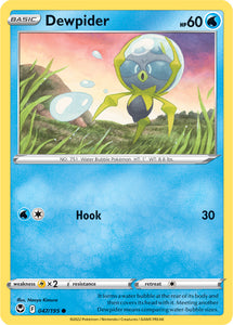 Dewpider 047/195 SWSH Silver Tempest Common Pokemon Card TCG Near Mint